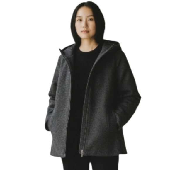 Esprit Jackets & Blazers - Espirit Women's Gray Hooded Jacket 90% Wool